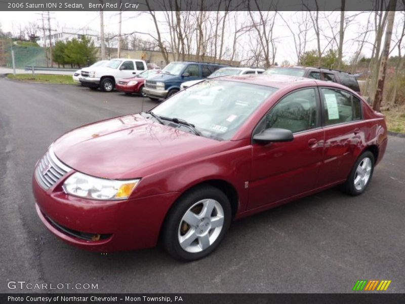 Berry Red / Gray 2006 Saturn ION 2 Sedan