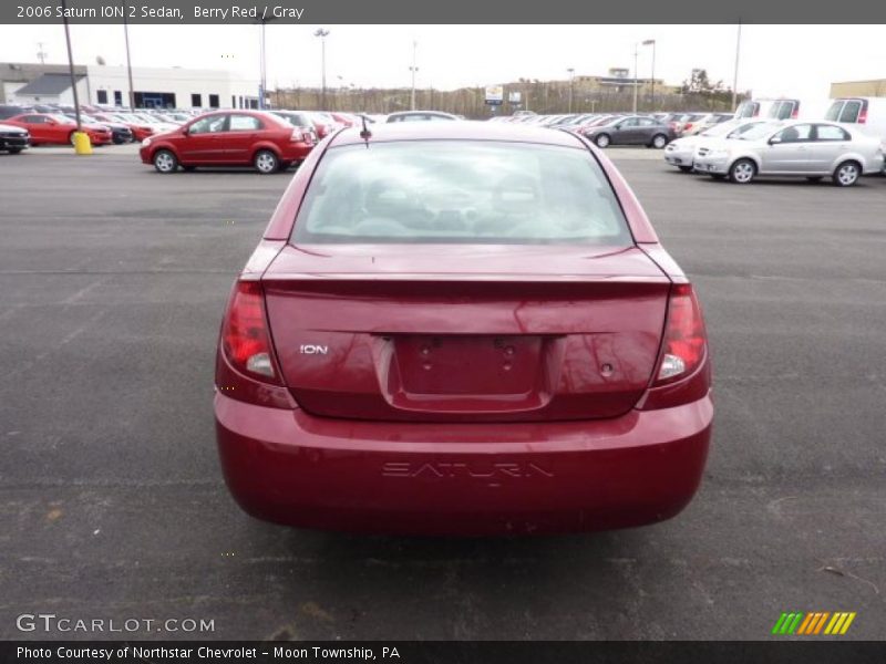 Berry Red / Gray 2006 Saturn ION 2 Sedan