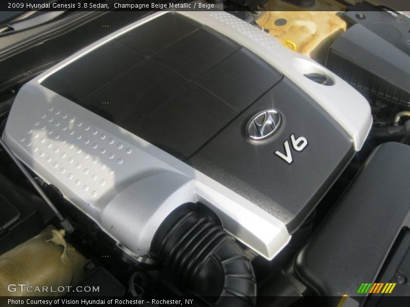  2009 Genesis 3.8 Sedan Engine - 3.8 Liter DOHC 24-Valve Dual CVVT V6