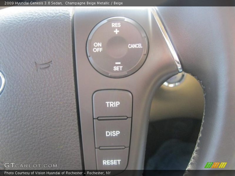 Champagne Beige Metallic / Beige 2009 Hyundai Genesis 3.8 Sedan