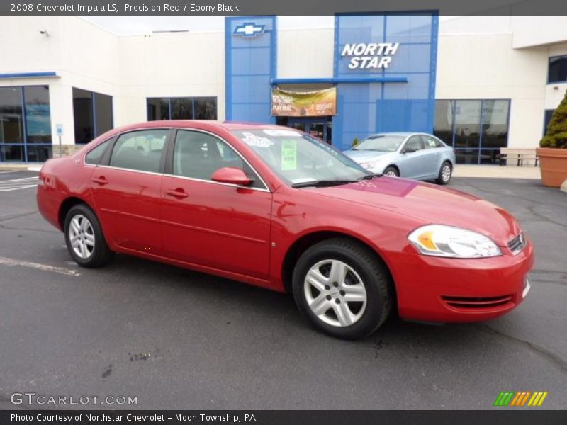 Precision Red / Ebony Black 2008 Chevrolet Impala LS