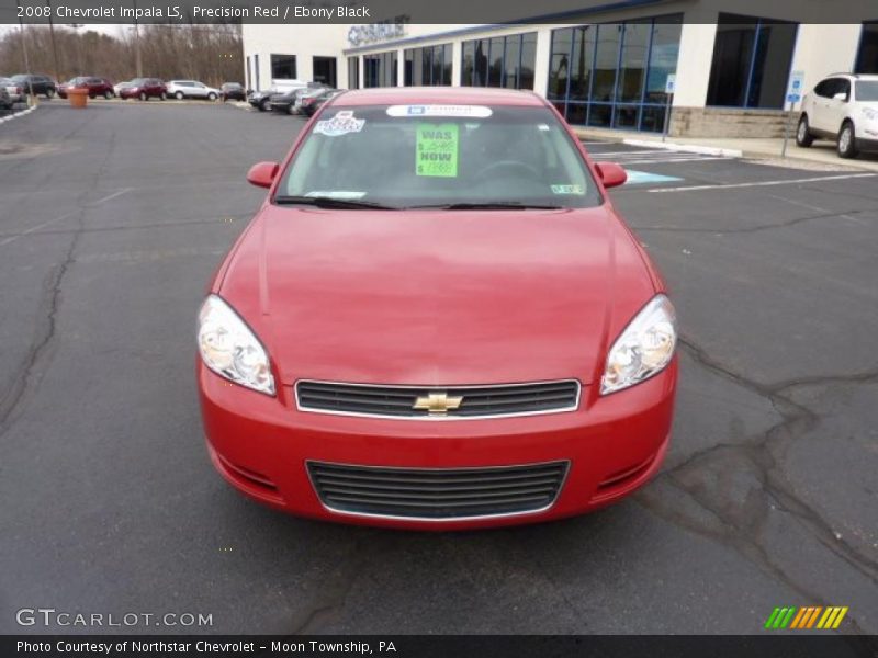 Precision Red / Ebony Black 2008 Chevrolet Impala LS