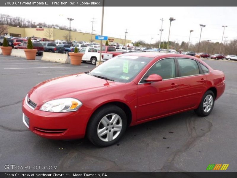 Precision Red / Ebony Black 2008 Chevrolet Impala LS