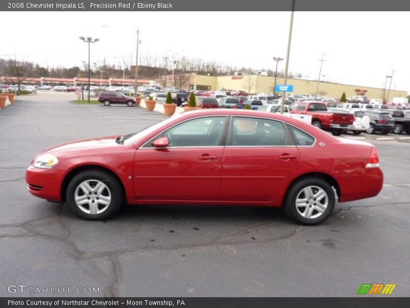 Precision Red / Ebony Black 2008 Chevrolet Impala LS