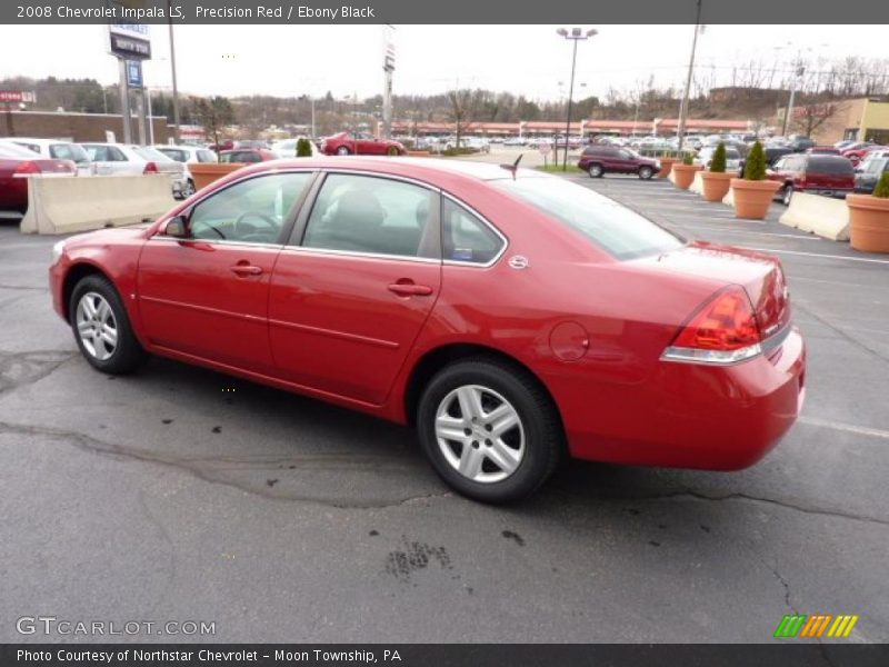 Precision Red / Ebony Black 2008 Chevrolet Impala LS
