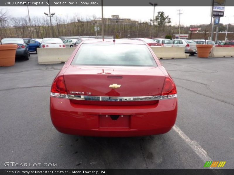 Precision Red / Ebony Black 2008 Chevrolet Impala LS
