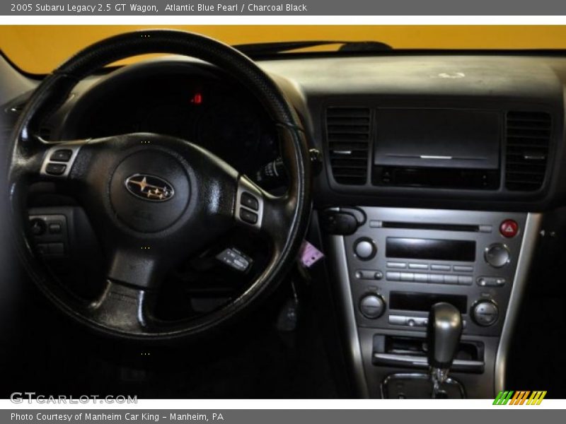 Atlantic Blue Pearl / Charcoal Black 2005 Subaru Legacy 2.5 GT Wagon