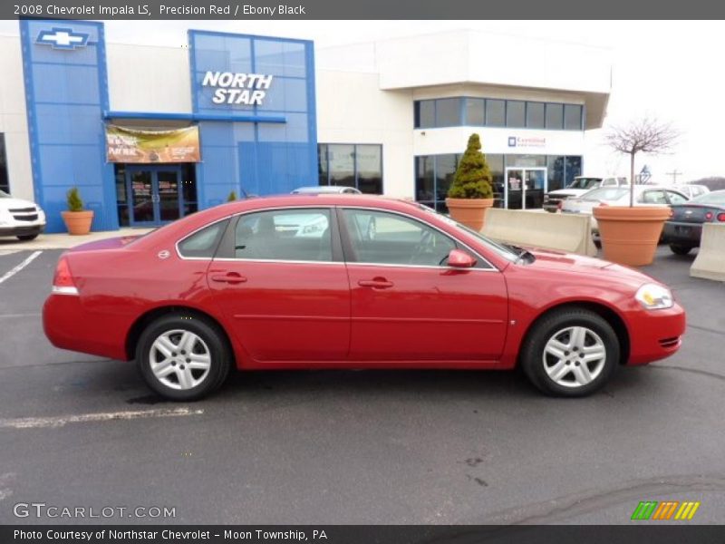 Precision Red / Ebony Black 2008 Chevrolet Impala LS