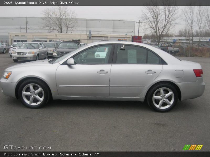 Bright Silver / Gray 2006 Hyundai Sonata LX V6