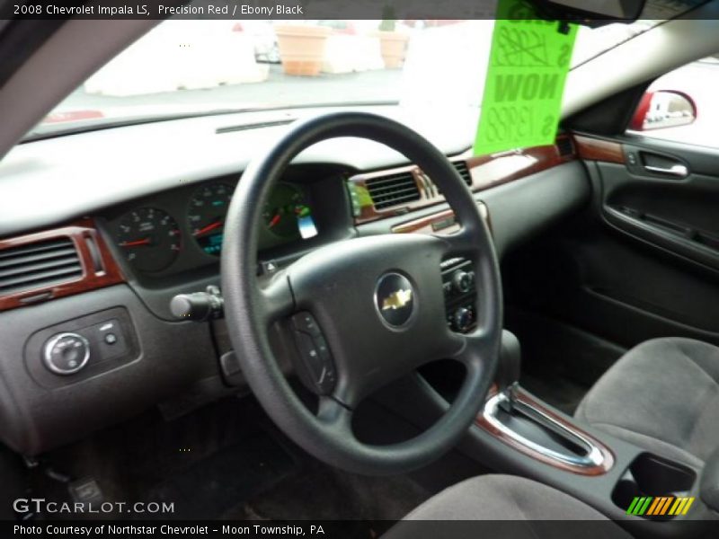 Precision Red / Ebony Black 2008 Chevrolet Impala LS