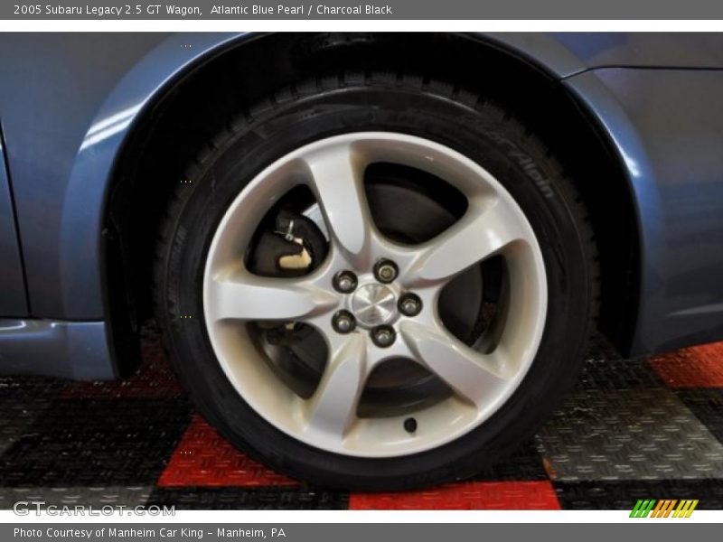 Atlantic Blue Pearl / Charcoal Black 2005 Subaru Legacy 2.5 GT Wagon