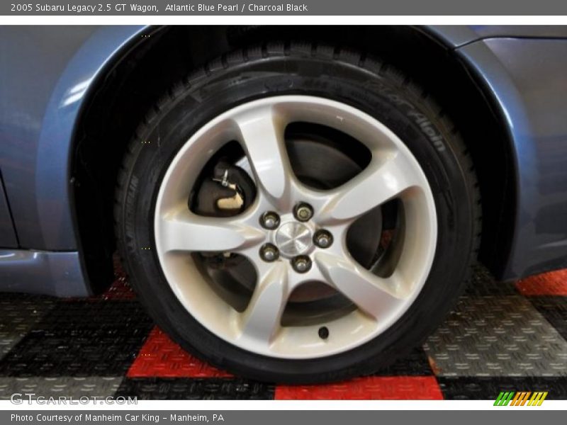 Atlantic Blue Pearl / Charcoal Black 2005 Subaru Legacy 2.5 GT Wagon