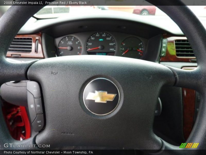 Precision Red / Ebony Black 2008 Chevrolet Impala LS