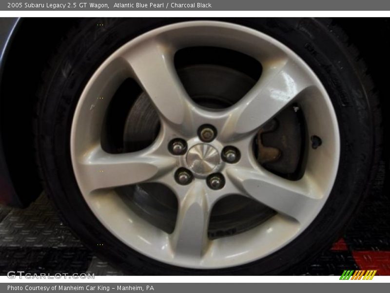 Atlantic Blue Pearl / Charcoal Black 2005 Subaru Legacy 2.5 GT Wagon