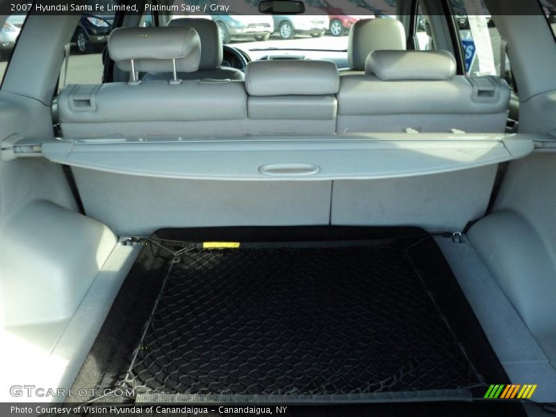 Platinum Sage / Gray 2007 Hyundai Santa Fe Limited