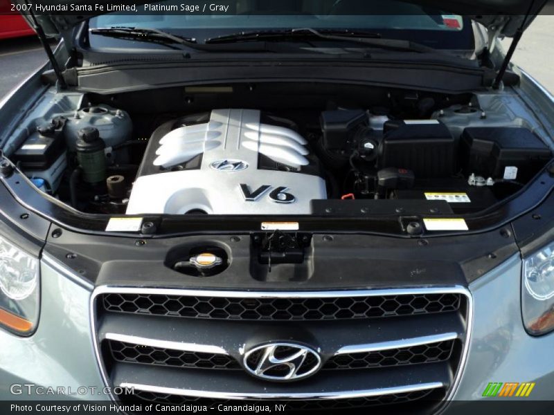 Platinum Sage / Gray 2007 Hyundai Santa Fe Limited