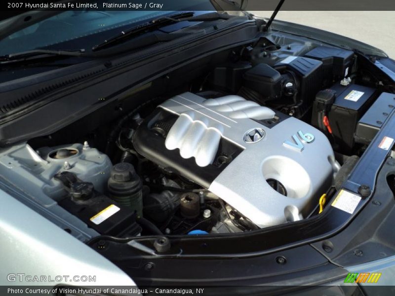 Platinum Sage / Gray 2007 Hyundai Santa Fe Limited