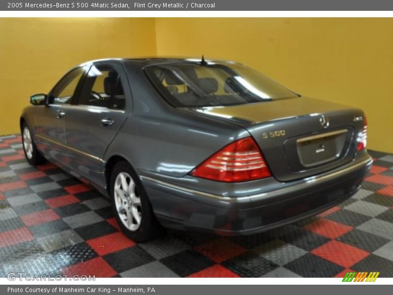 Flint Grey Metallic / Charcoal 2005 Mercedes-Benz S 500 4Matic Sedan