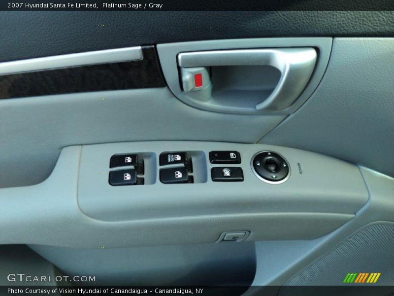 Platinum Sage / Gray 2007 Hyundai Santa Fe Limited