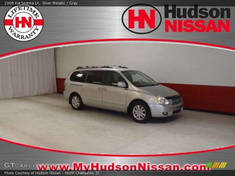 Silver Metallic / Gray 2008 Kia Sedona LX