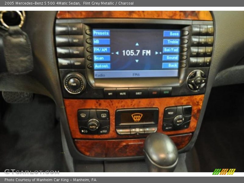 Flint Grey Metallic / Charcoal 2005 Mercedes-Benz S 500 4Matic Sedan