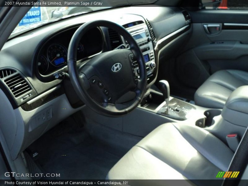 Platinum Sage / Gray 2007 Hyundai Santa Fe Limited