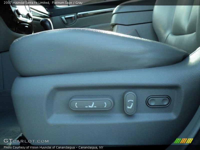 Platinum Sage / Gray 2007 Hyundai Santa Fe Limited