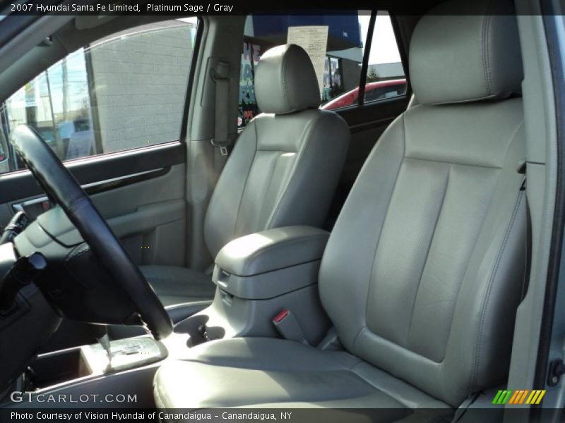 Platinum Sage / Gray 2007 Hyundai Santa Fe Limited