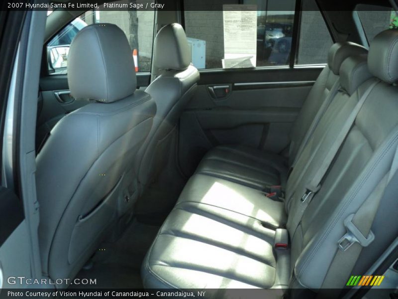 Platinum Sage / Gray 2007 Hyundai Santa Fe Limited