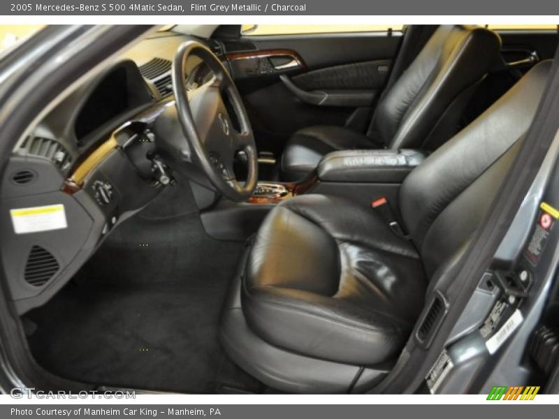 Flint Grey Metallic / Charcoal 2005 Mercedes-Benz S 500 4Matic Sedan