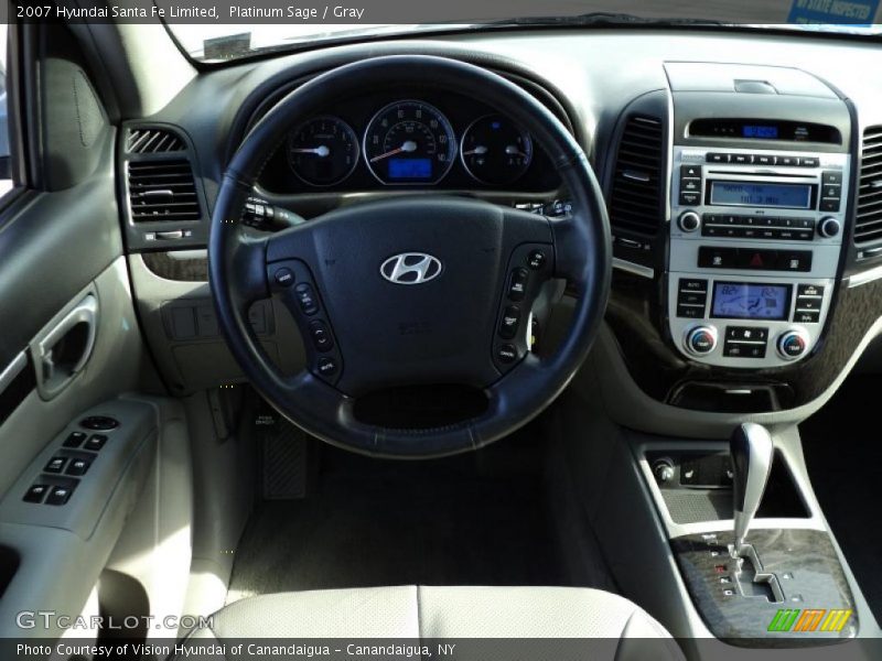 Platinum Sage / Gray 2007 Hyundai Santa Fe Limited