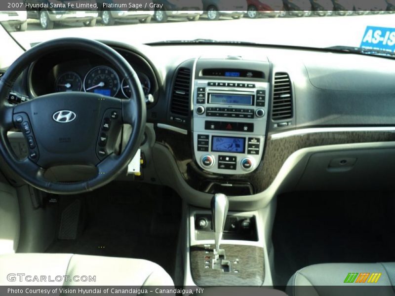 Platinum Sage / Gray 2007 Hyundai Santa Fe Limited