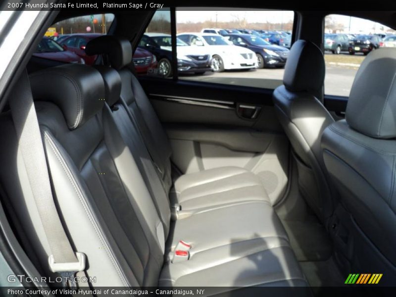 Platinum Sage / Gray 2007 Hyundai Santa Fe Limited