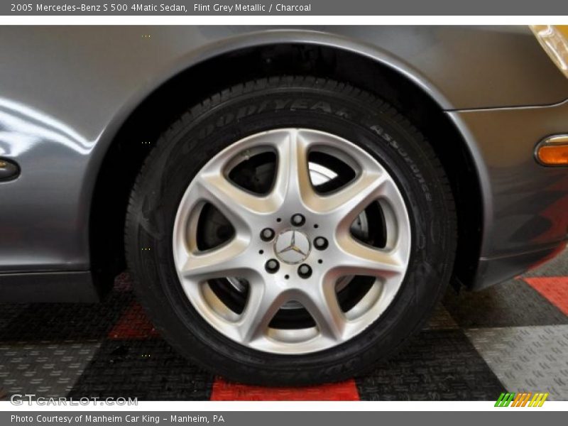 Flint Grey Metallic / Charcoal 2005 Mercedes-Benz S 500 4Matic Sedan