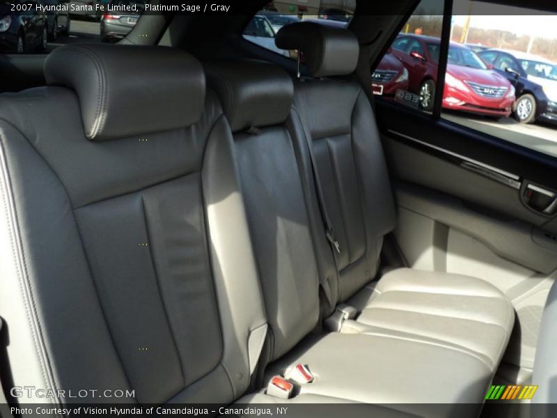 Platinum Sage / Gray 2007 Hyundai Santa Fe Limited