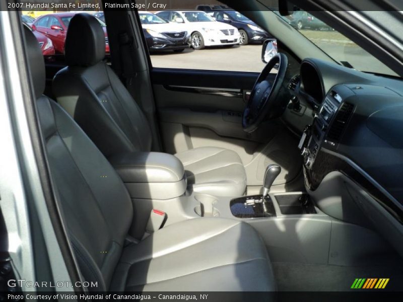Platinum Sage / Gray 2007 Hyundai Santa Fe Limited