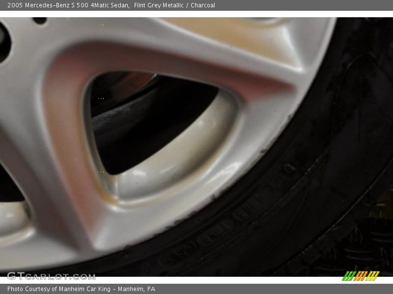 Flint Grey Metallic / Charcoal 2005 Mercedes-Benz S 500 4Matic Sedan