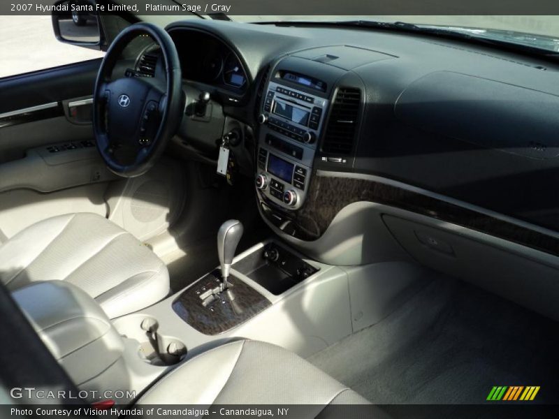 Platinum Sage / Gray 2007 Hyundai Santa Fe Limited