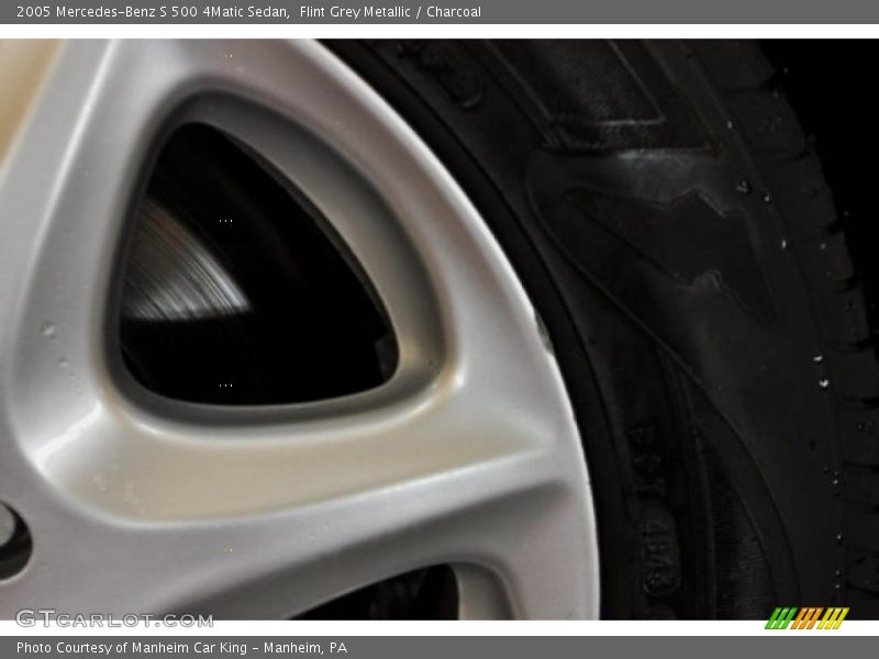 Flint Grey Metallic / Charcoal 2005 Mercedes-Benz S 500 4Matic Sedan