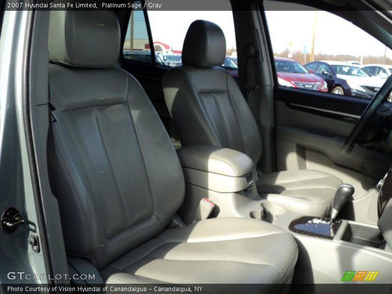 Platinum Sage / Gray 2007 Hyundai Santa Fe Limited