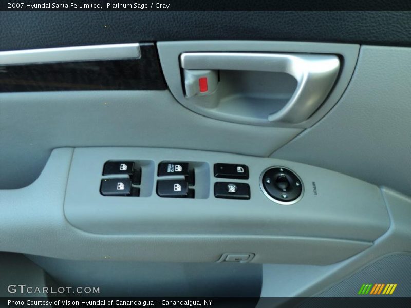 Platinum Sage / Gray 2007 Hyundai Santa Fe Limited
