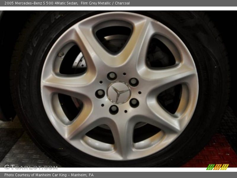 Flint Grey Metallic / Charcoal 2005 Mercedes-Benz S 500 4Matic Sedan