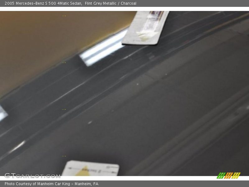 Flint Grey Metallic / Charcoal 2005 Mercedes-Benz S 500 4Matic Sedan