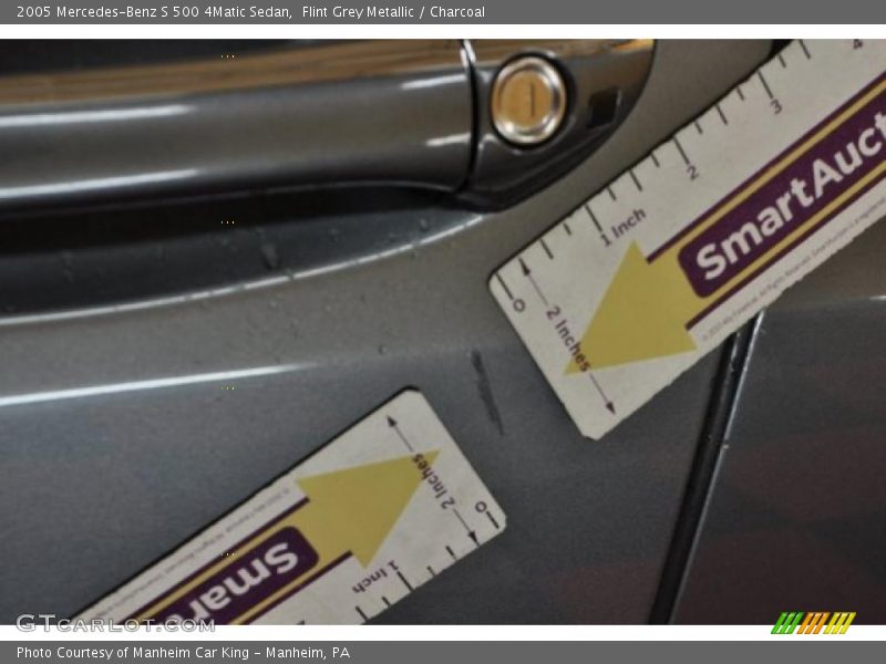 Flint Grey Metallic / Charcoal 2005 Mercedes-Benz S 500 4Matic Sedan