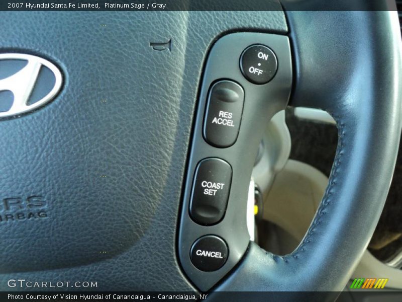Platinum Sage / Gray 2007 Hyundai Santa Fe Limited