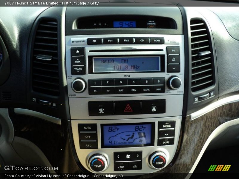 Platinum Sage / Gray 2007 Hyundai Santa Fe Limited