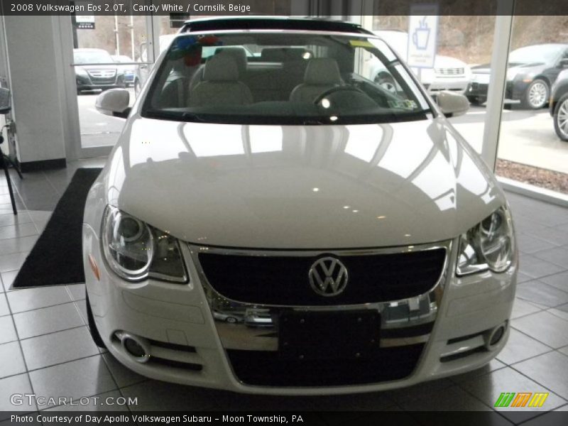 Candy White / Cornsilk Beige 2008 Volkswagen Eos 2.0T