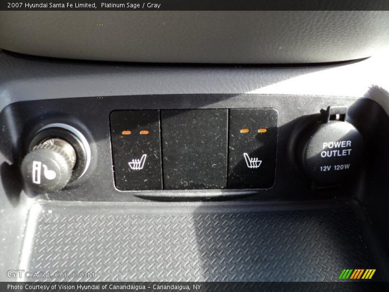 Platinum Sage / Gray 2007 Hyundai Santa Fe Limited