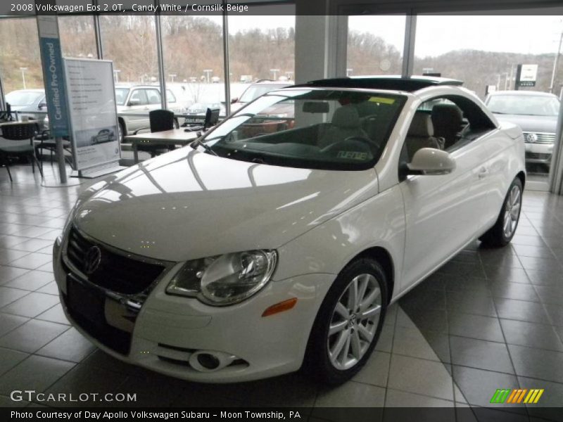Candy White / Cornsilk Beige 2008 Volkswagen Eos 2.0T