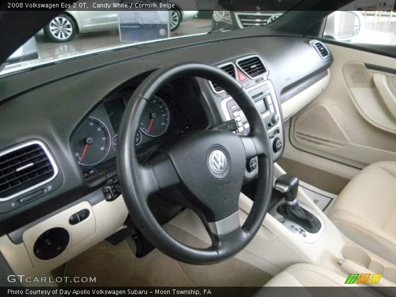 Candy White / Cornsilk Beige 2008 Volkswagen Eos 2.0T